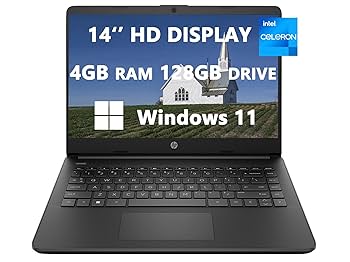 Amazon.com: HP 2024 14 HD LED Display Laptop, Intel Celeron